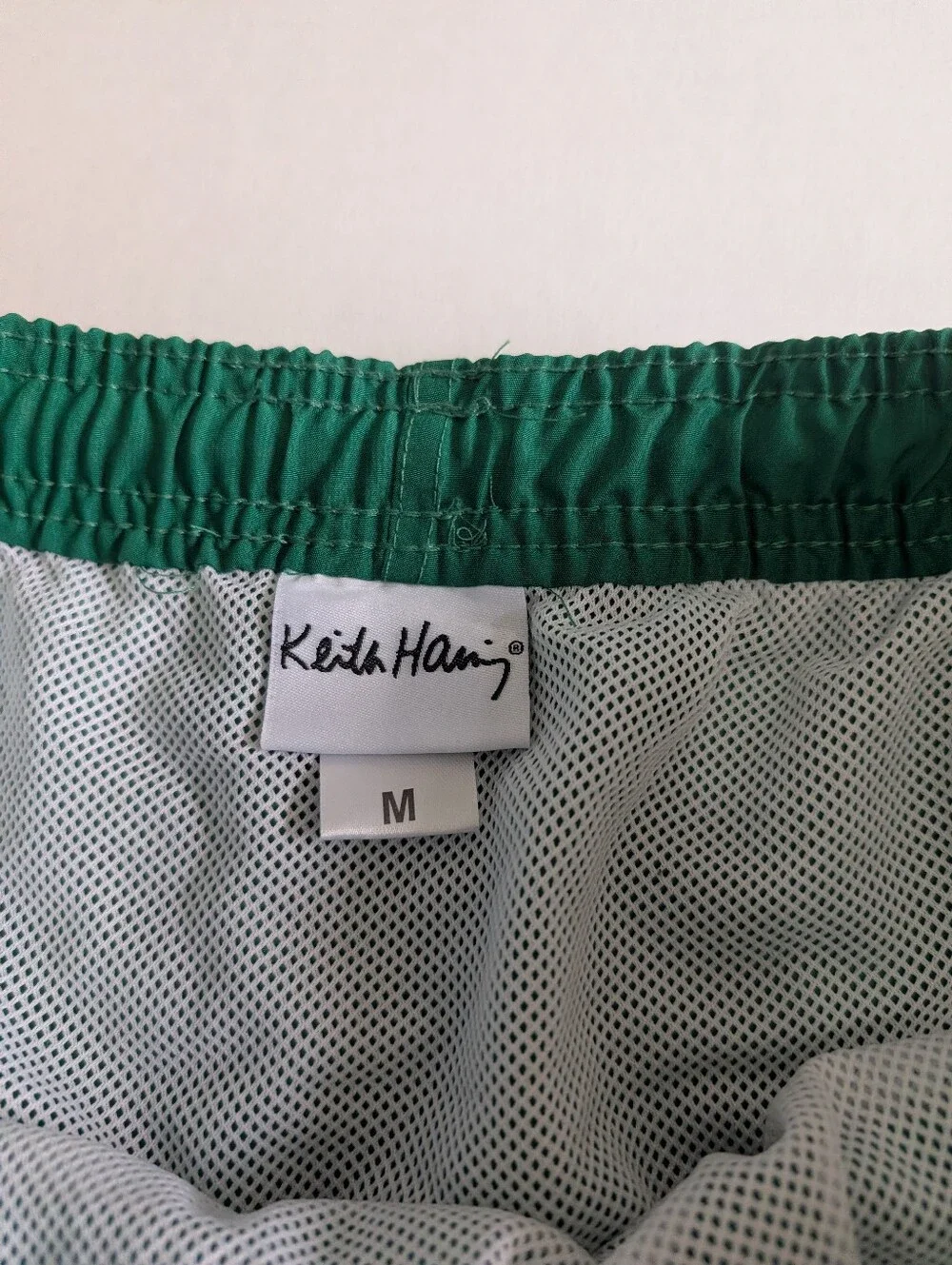 Keith Haring Mens New York Art Graphic Swim Shorts W/Lining  (M)